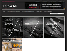 Tablet Screenshot of class-wine.fr